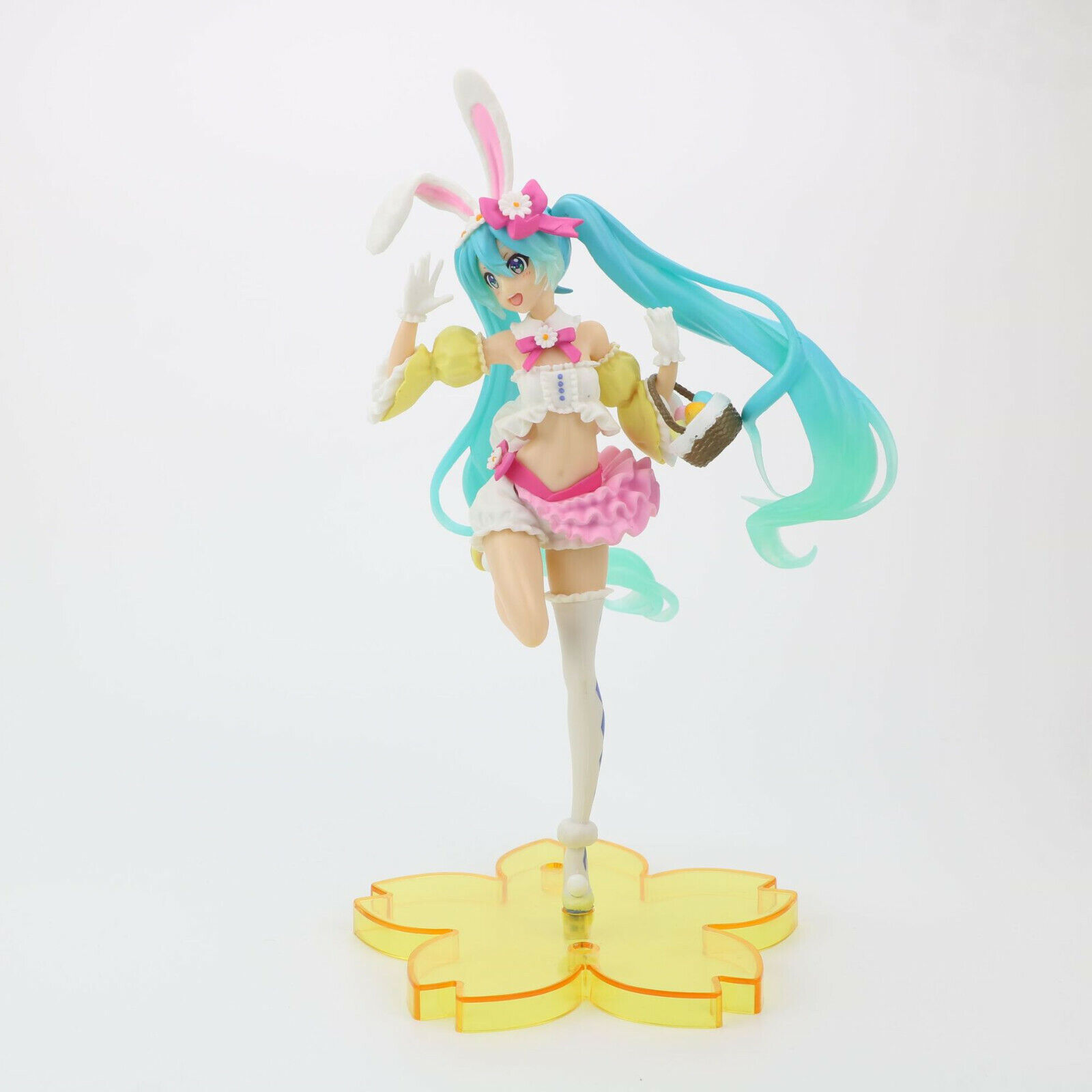 VOCALOID Hatsune Miku Easter Rabbit Ear Girl Bunny Dress Action Figure Toy BULK