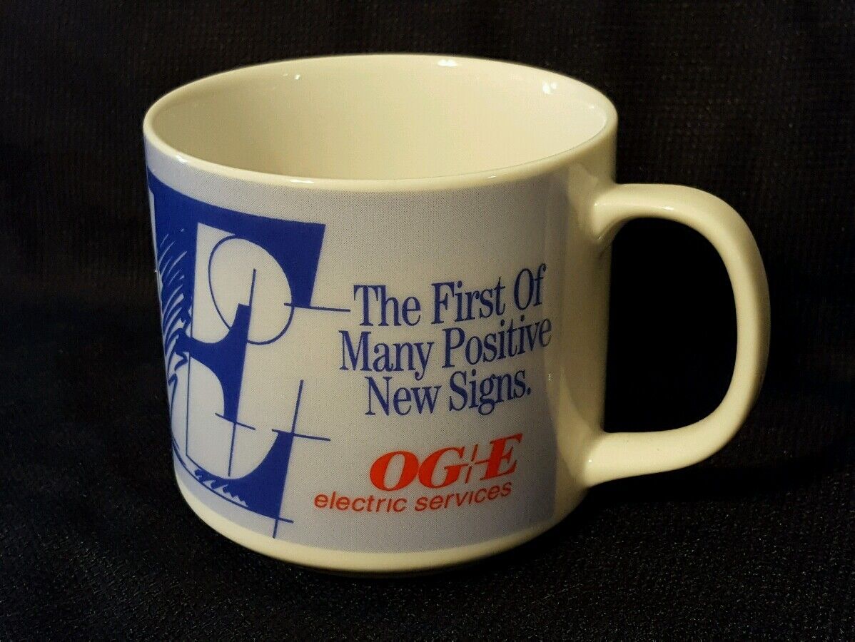 OG & E Electric Services Advertising Coffee Cup Mug Brand New