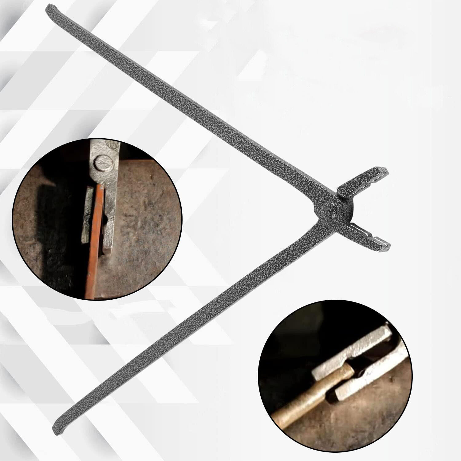 Blacksmith 1/4-inch Flat Jaw Tongs hold 1/4-inch Flat Bar, Square bar, Round bar