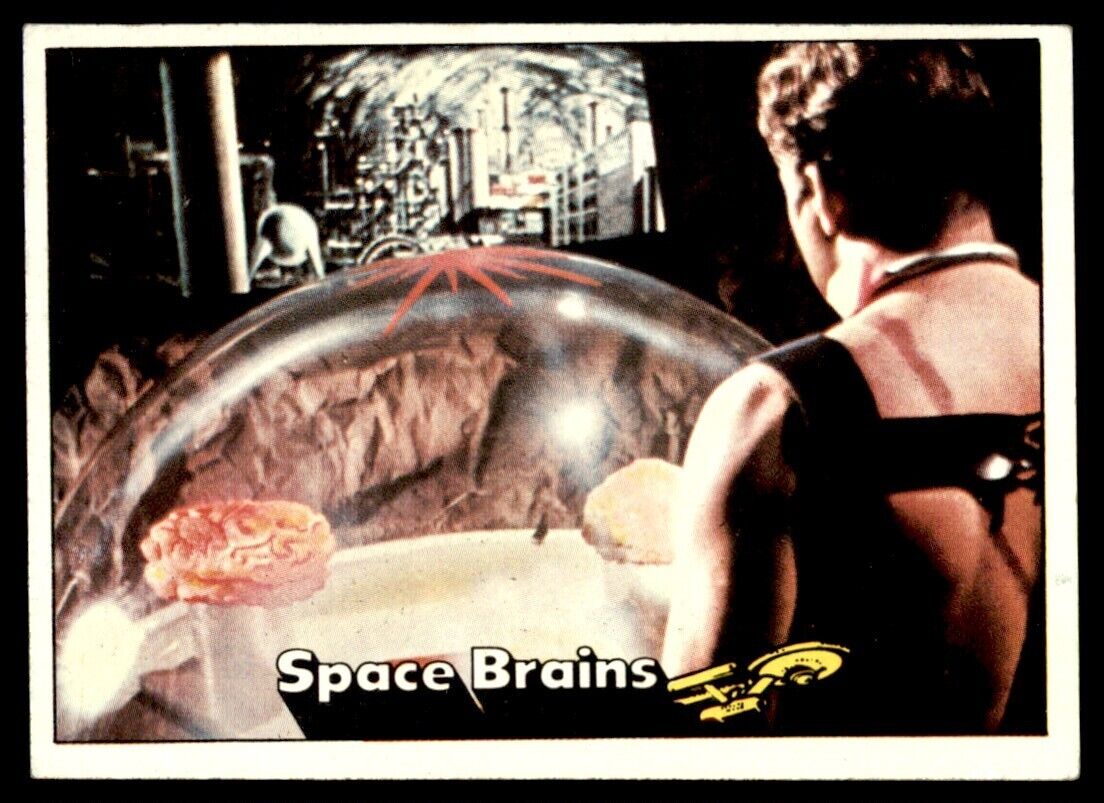 1976 Topps Star Trek Captain's Log Space Brains #78 Kirk Triskelion
