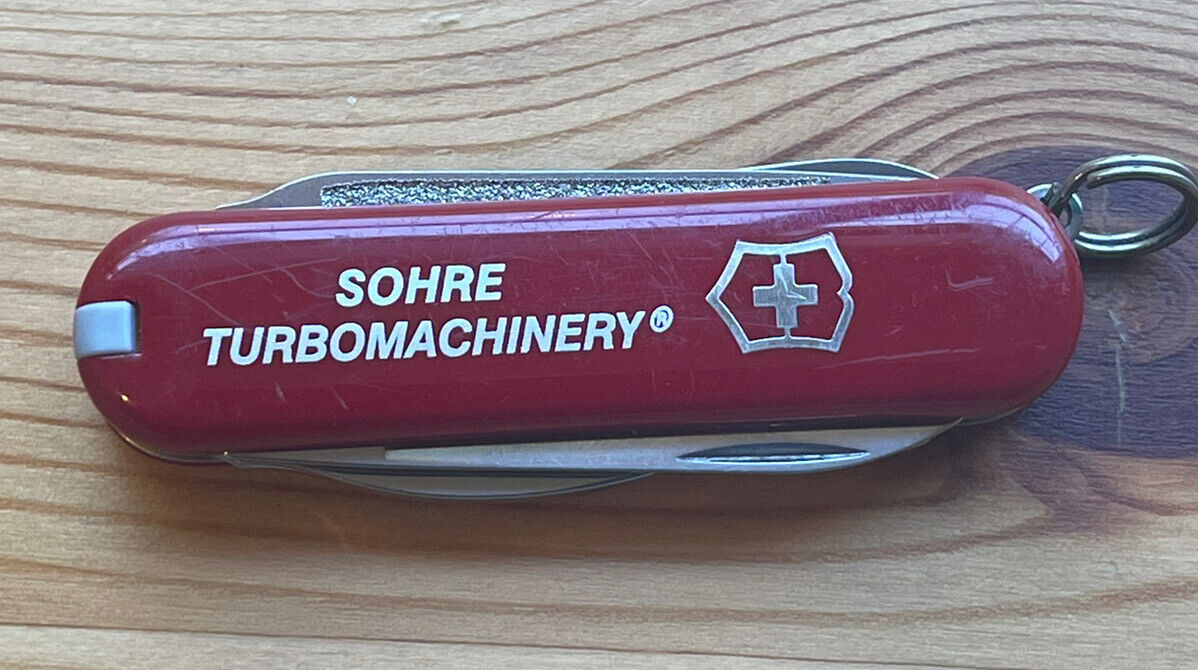 Victorinox RAMBLER 58mm Swiss Army Knife ‘Sorne ‘Logo  Nice Condition Used 🇨🇭