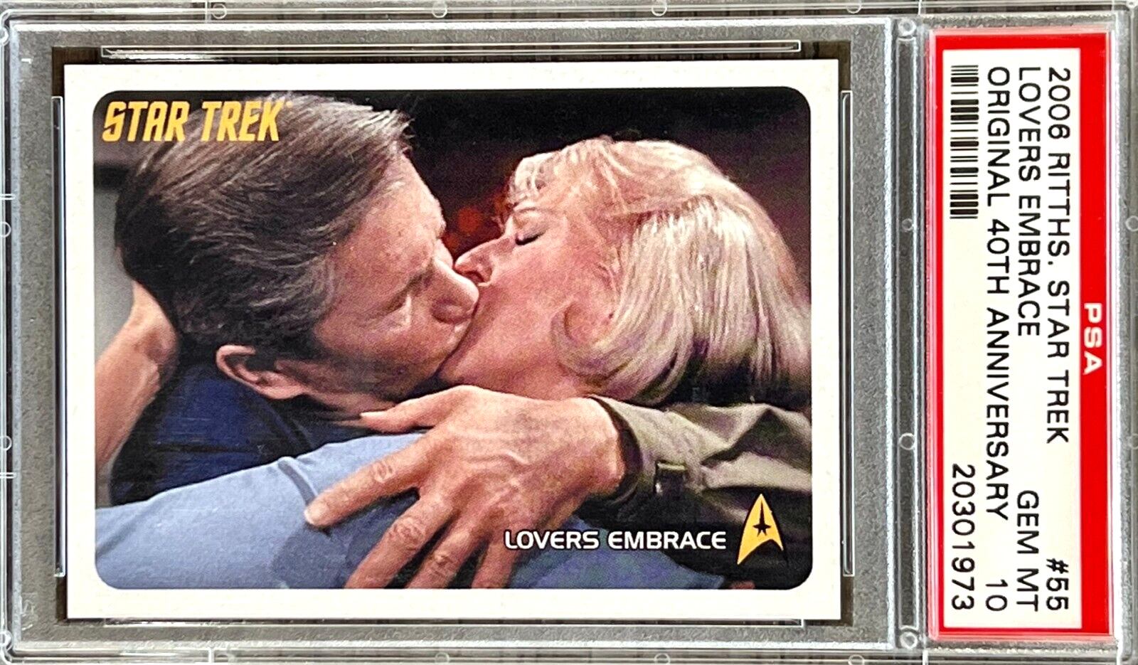 2006 Star Trek Captain James T. Kirk #55 PSA 10 GEM MINT (RARE: Population 1)