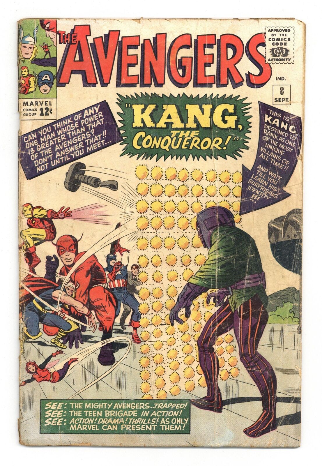 Avengers #8 FR/GD 1.5 1964 1st app. Kang the Conqueror
