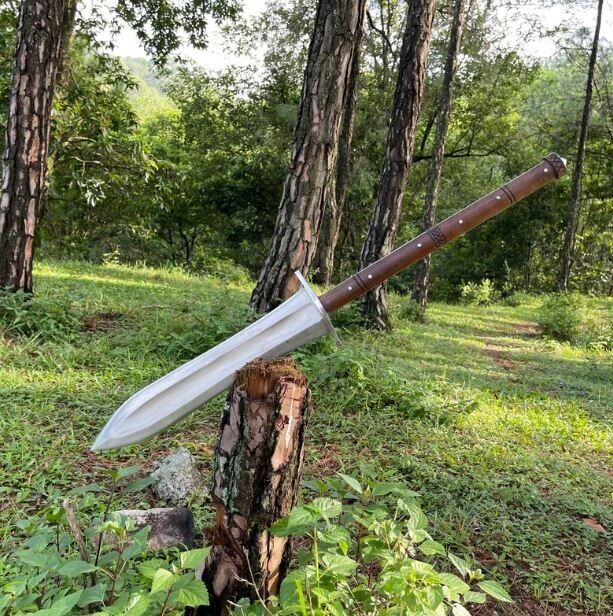 Handmade Functional & Sharpened Viking Spear-18” Blade For Hunting & Camping