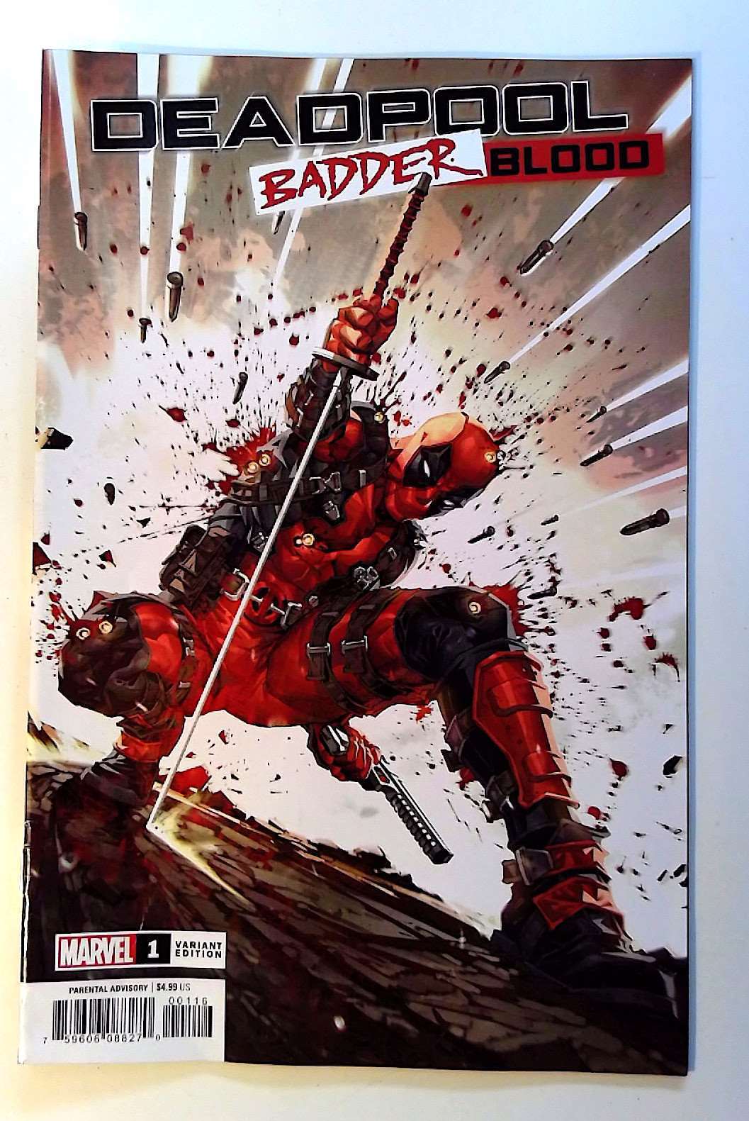 Deadpool Badder Blood #1 e Marvel 2023 Limited 1:25 Incentive Variant Comic Book