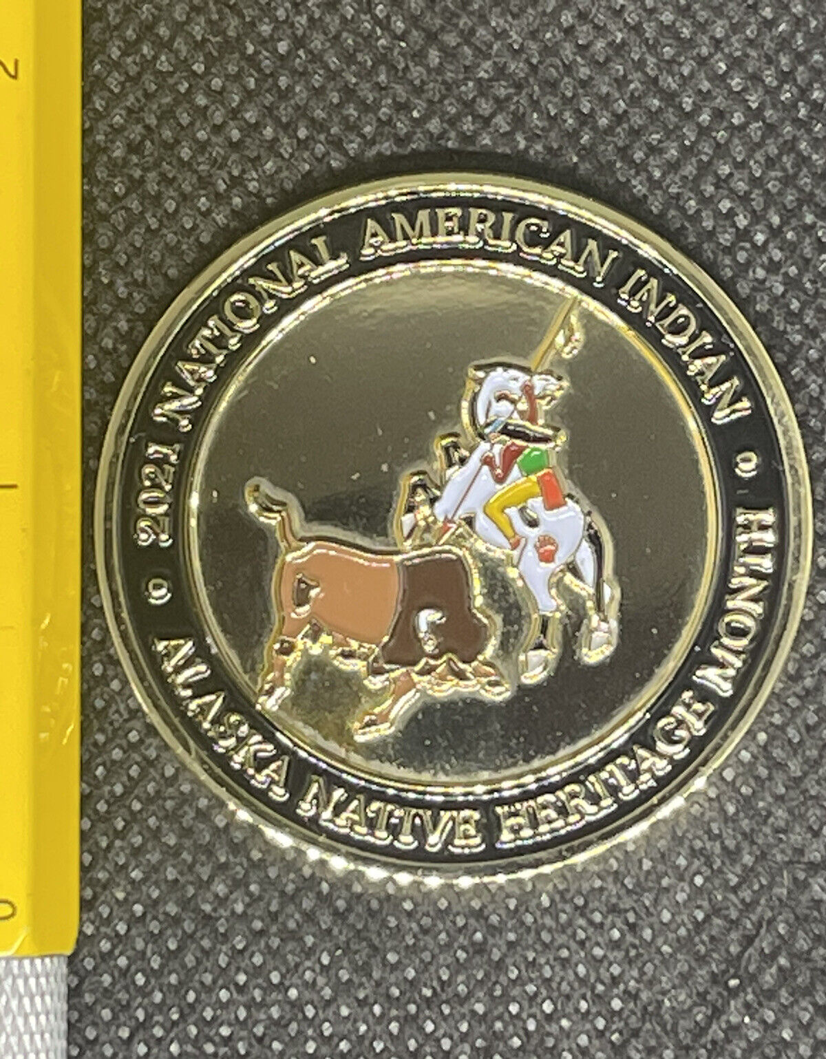 Los Angeles 2021 Alaska Native American Diversity Inclusion FBI Challenge Coin