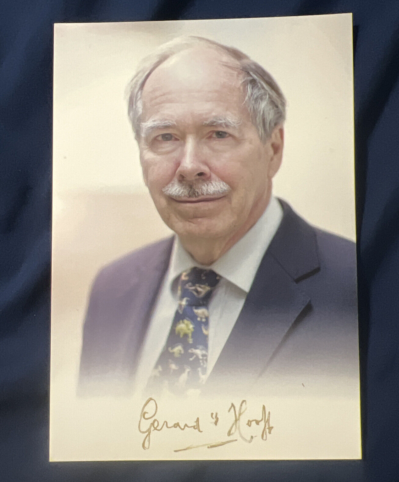 Gerard 't Hooft Autograph Dutch  theoretical physicist Signed  Photo
