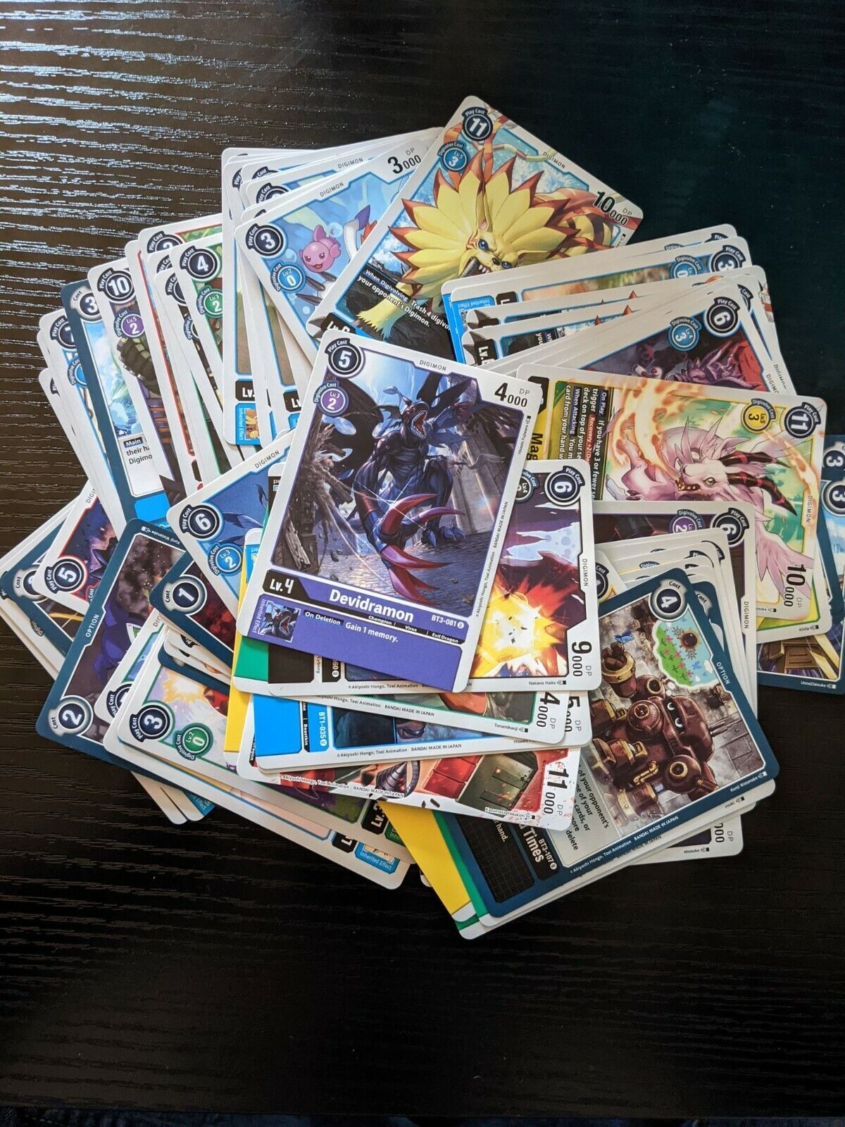 Digimon TCG 50 card lot. 3 GUARANTEED SR or Secret Rare