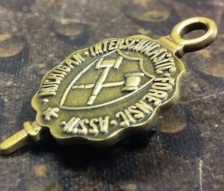 Michigan Interscholastic Forensic Assn pin badge