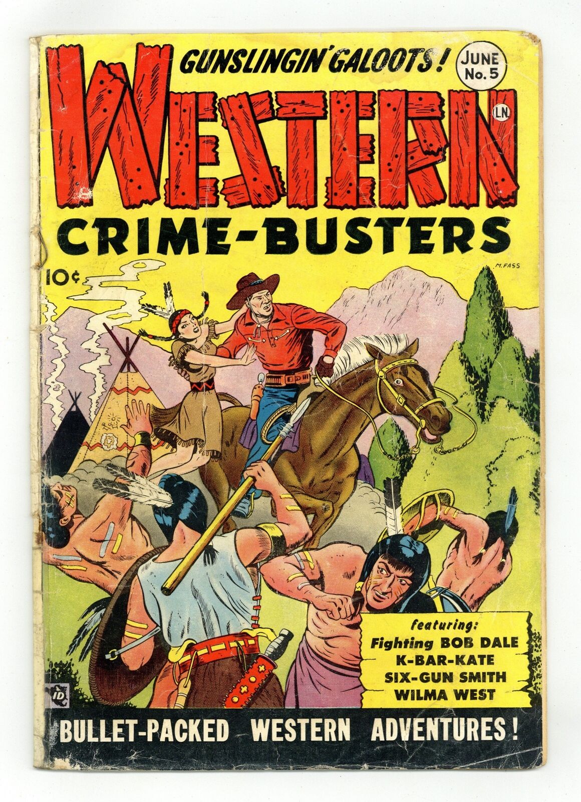 Western Crime Busters #5 GD+ 2.5 1951