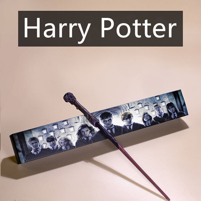 Harry Potter Boxed Magic Cosplay Wand Collection Wizard Academy With Metal Core