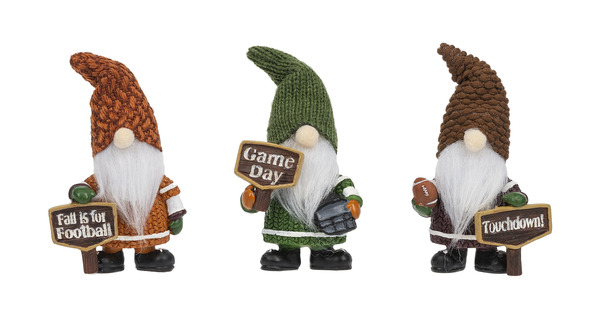 Ganz Fall Small Football Gnomes  Select from dropdown   3 1/2