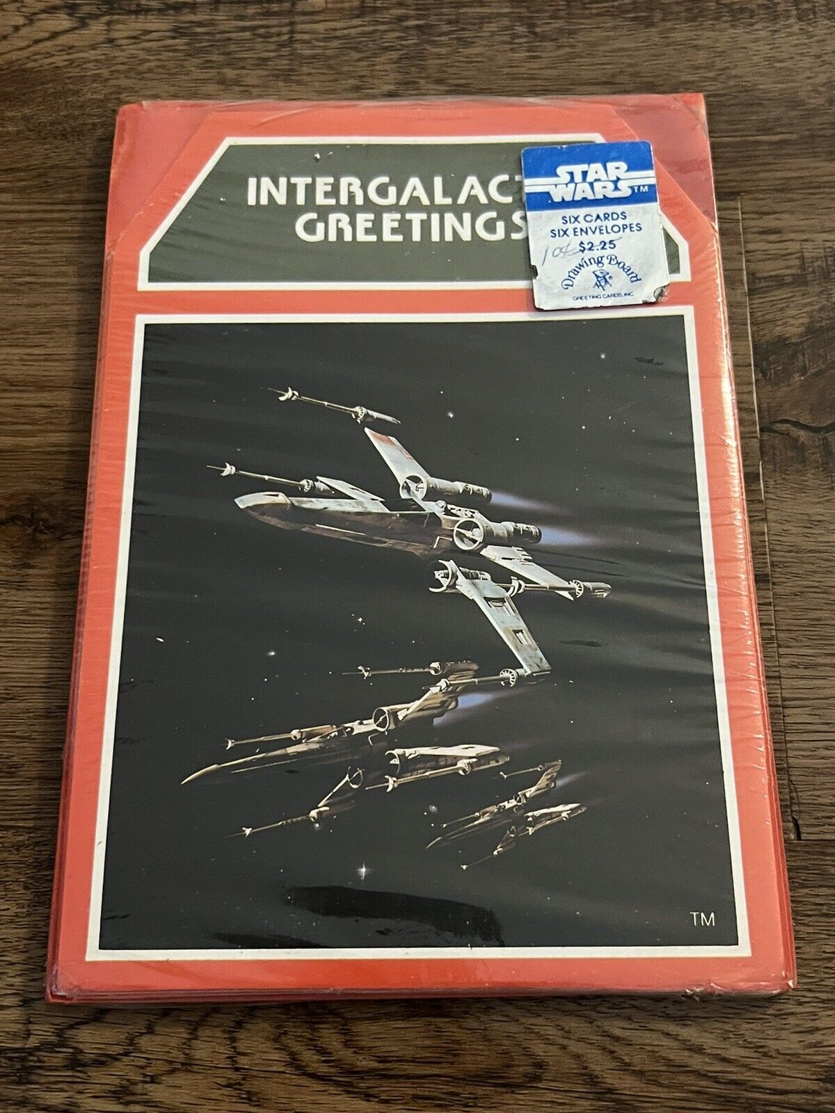 Star Wars 1970’s SEALED Intergalactic Greeting Cards (6) Cards And Envelopes
