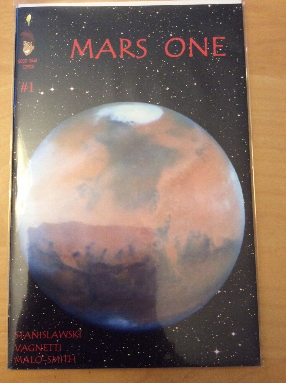 MARS ONE 1, NM- 9.2, 1ST PRINT, GOOD IDEA COMICS, STANISLAWSKI, LOW PRINT