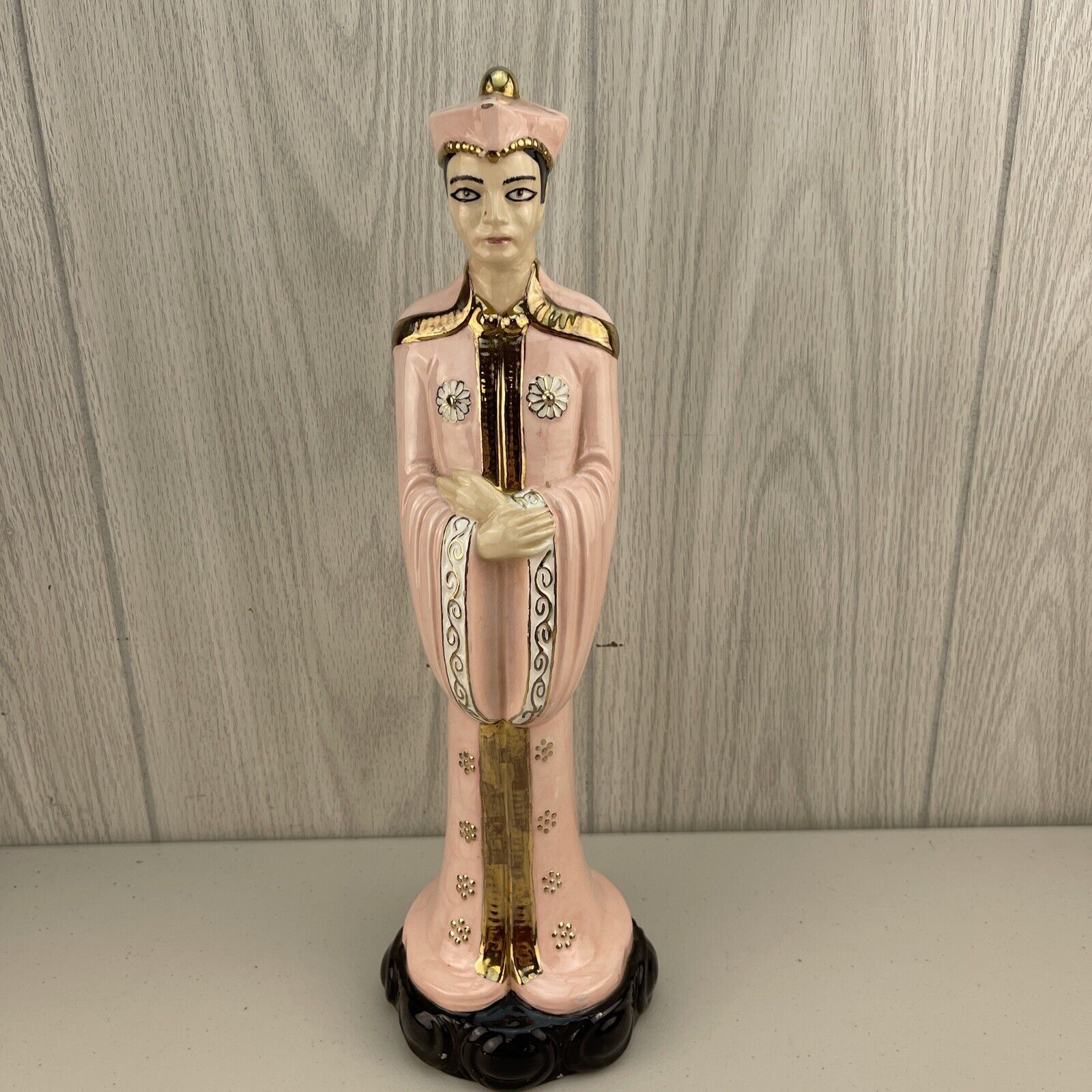 Vintage 1980s Asian Figurine I Love Lucy Stewart McCulloch STYLE Signed HRN 82
