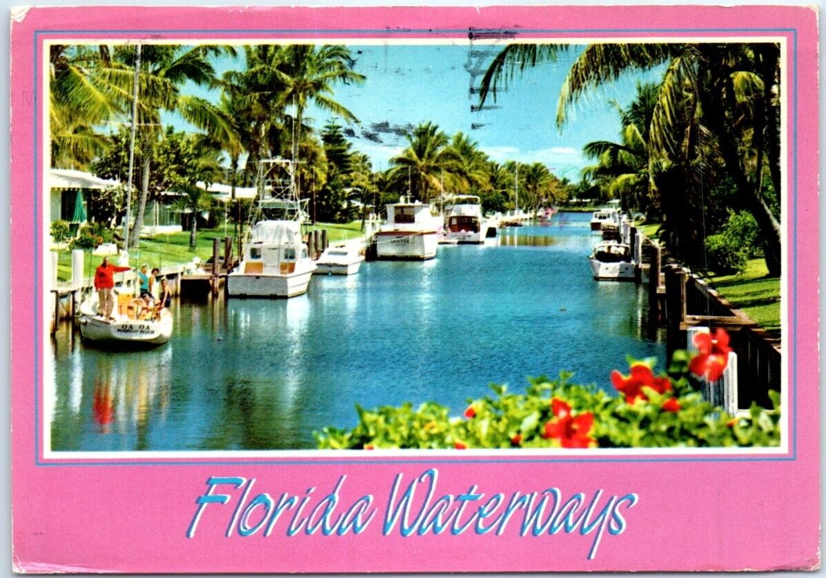 Postcard  Florida Waterways, USA