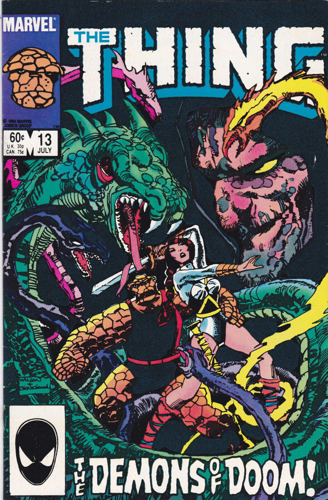 The Thing #13,Vol. 1 (1983-1986) Marvel Comics,Direct,High Grade