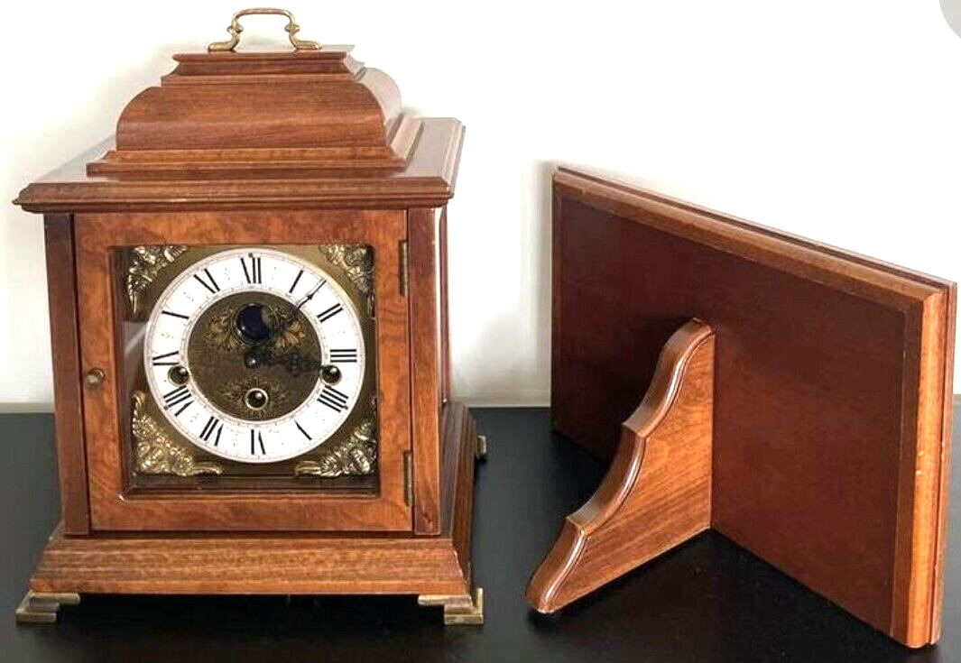 Westminster Mantel Clock Christiaan Huygens Moonphase Matching Wall Console.