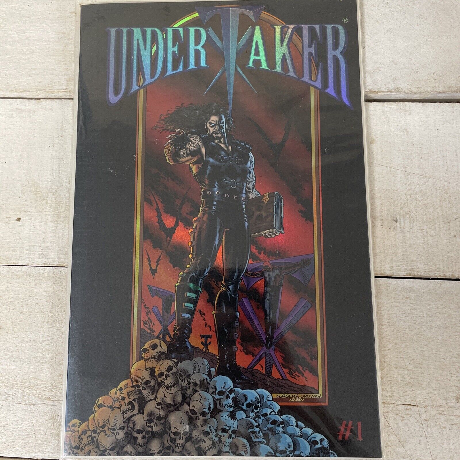Undertaker #1 Dynamic Forces Exclusive DeathChrome Cover Variant w/ COA#438