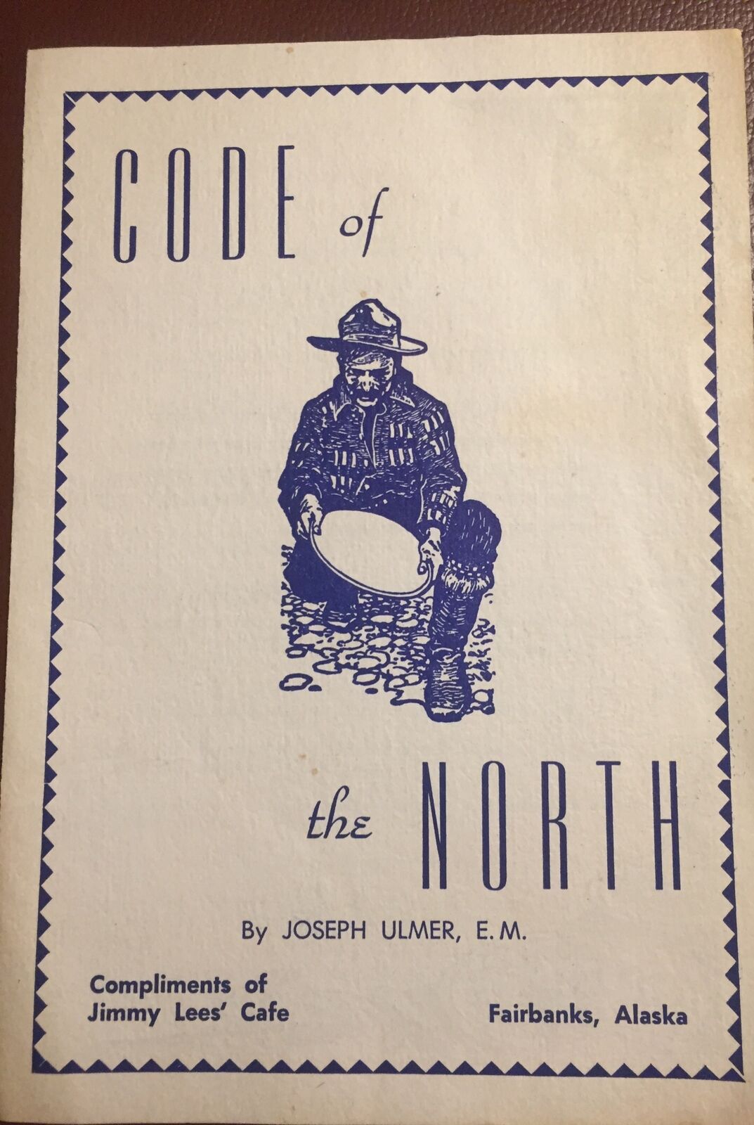 Fairbanks Alaska, Code of the North, Jimmy Lee\'s cafe