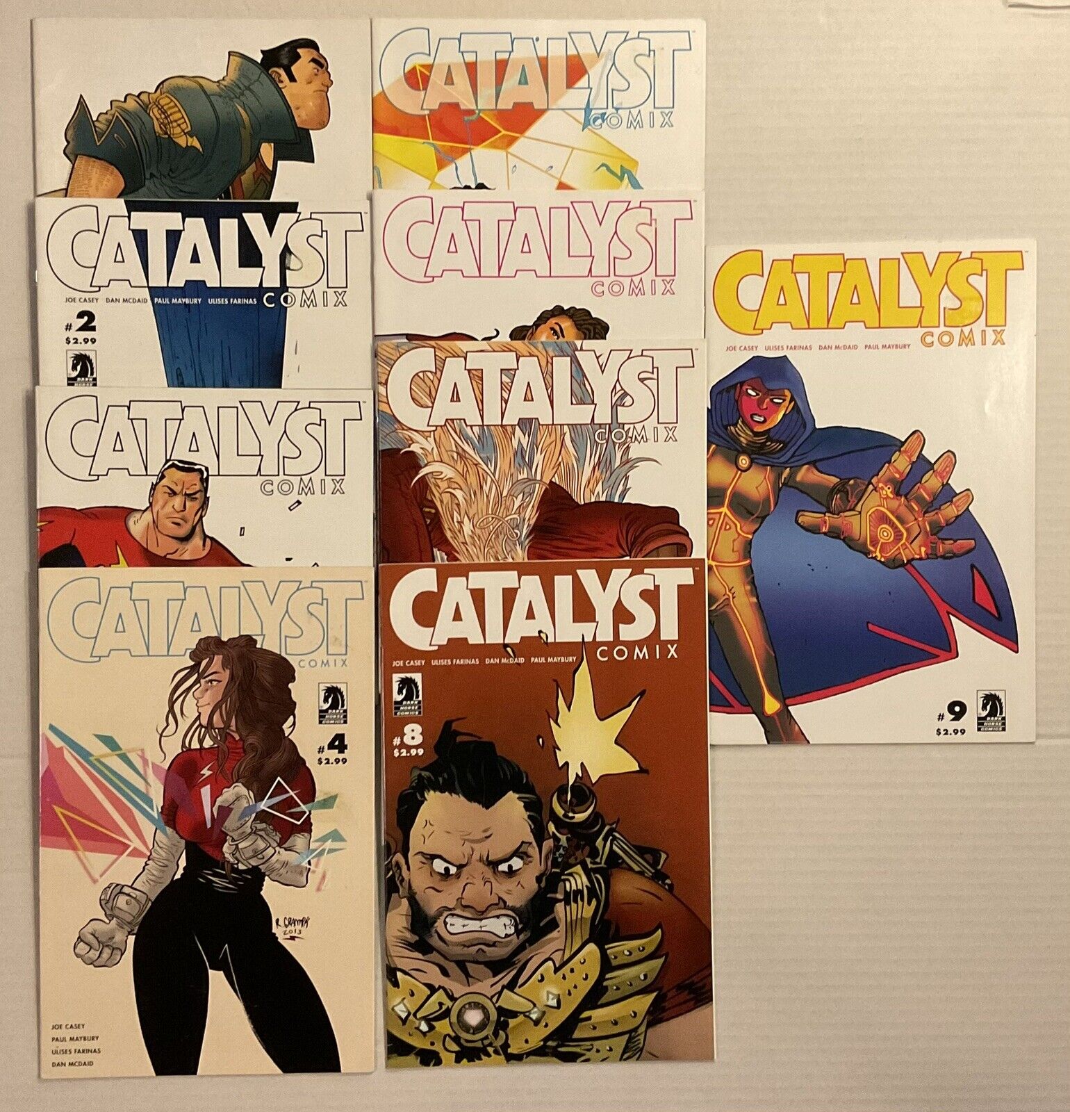 CATALYST COMIX Set 1-9, Dark Horse Comics JOE CASEY