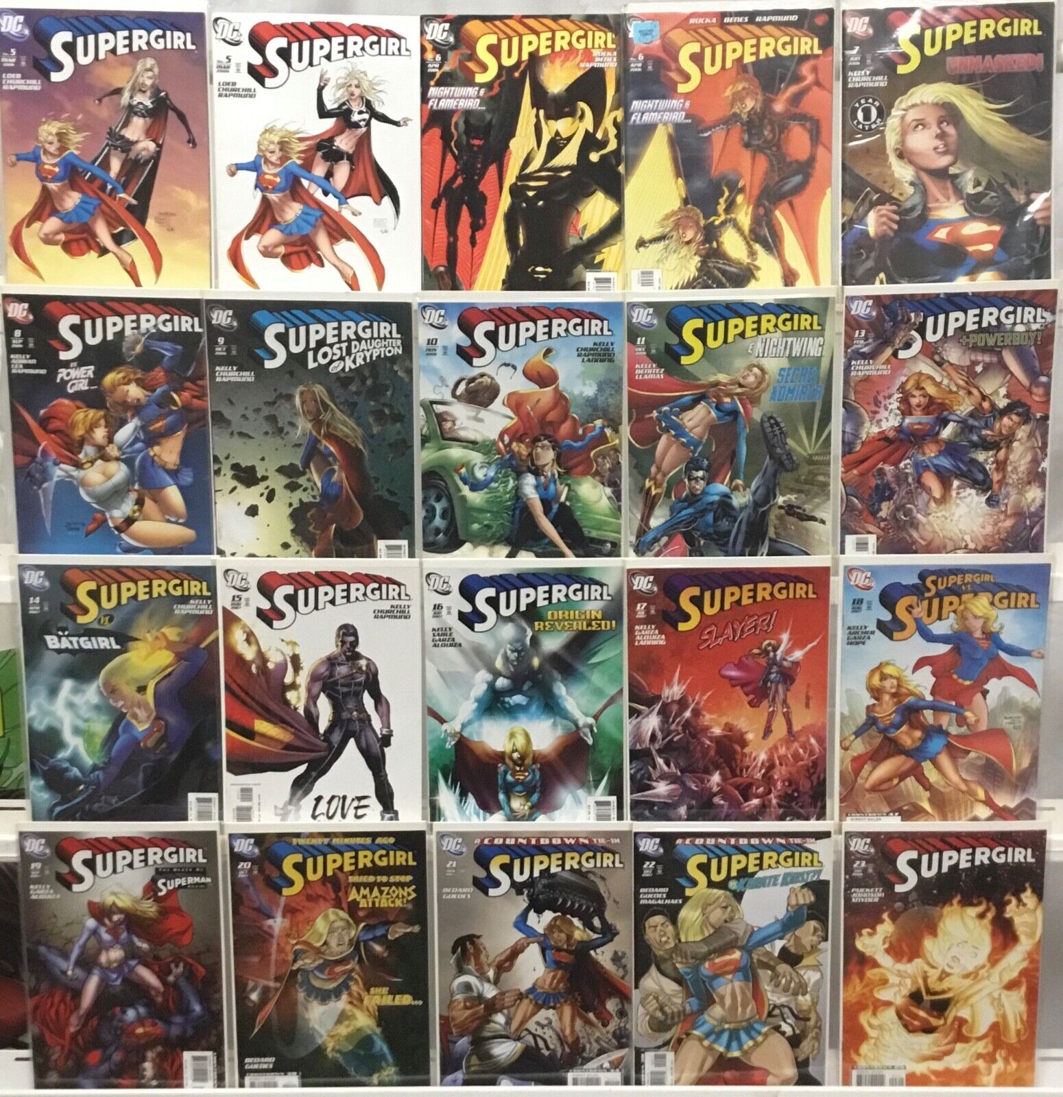 DC Comics Supergirl Run Lot 5-23 Plus Variants Missing 12