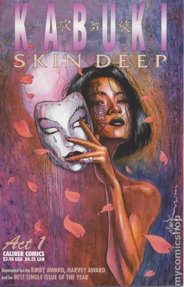 Kabuki Skin Deep #1 FN 1996 Stock Image