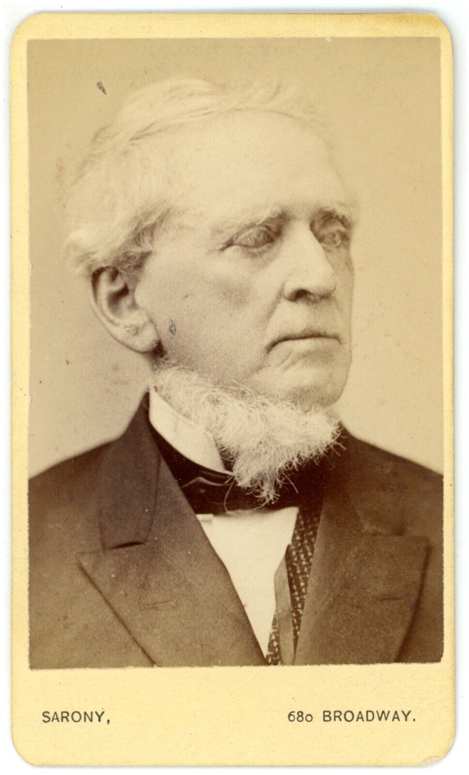 Antique Rare CDV Circa 1870s Sarony Portrait of John Adams Dix New York, NY