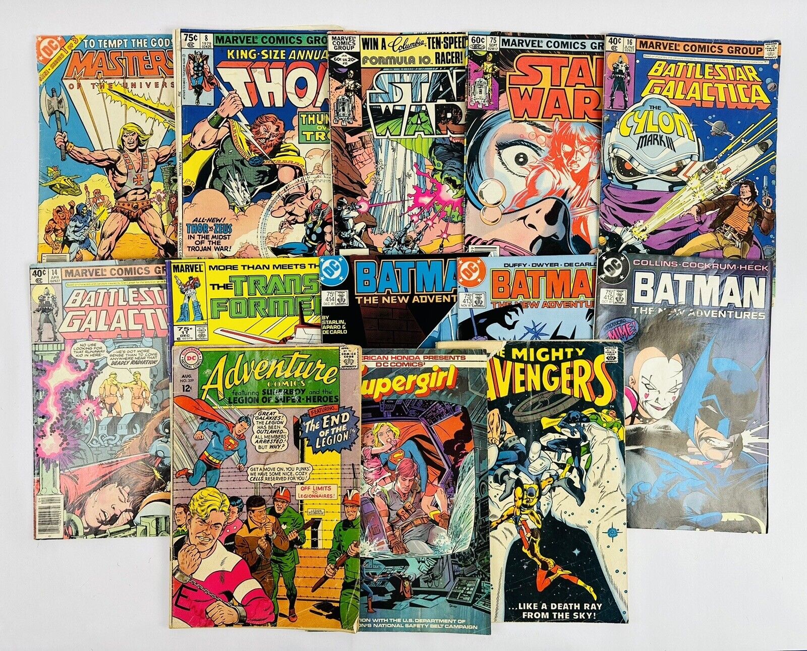 Vintage Bronze-Age Comic Book Lot (1960’s-1980’s)