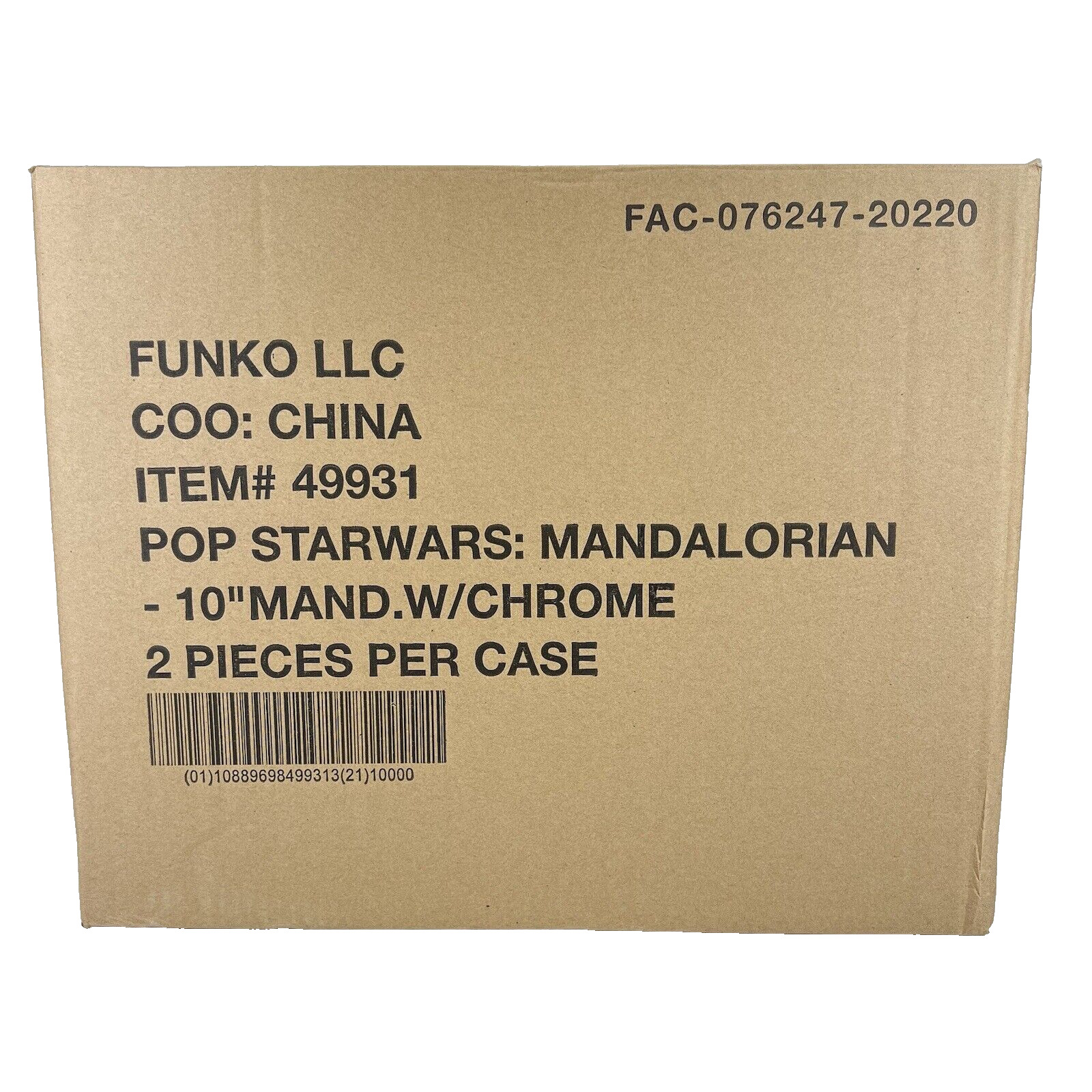 Case of 2 Funko POP #380 Star Wars The Mandalorian w/The Child, Bobble Head 10\