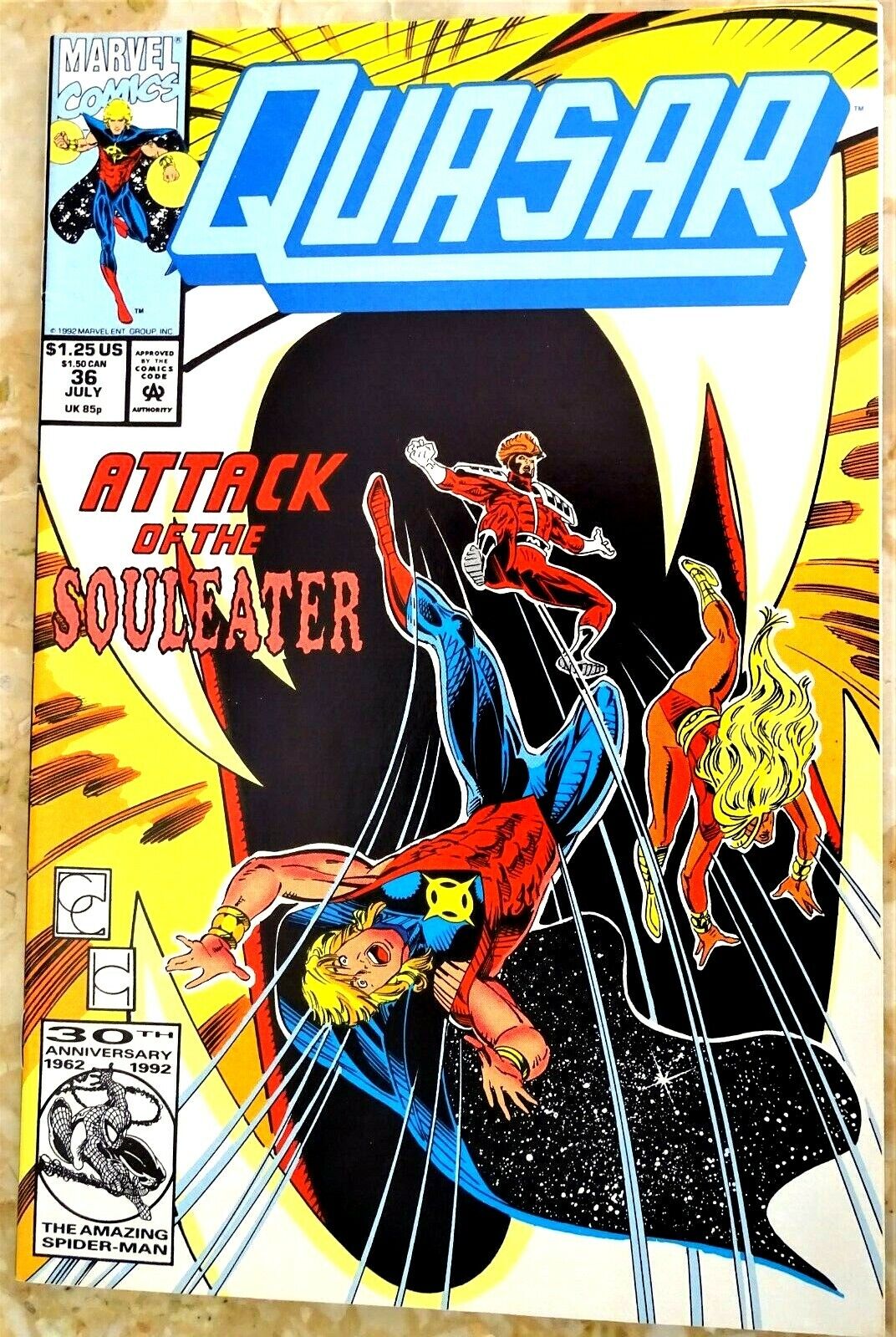 Marvel,#36 'Quasar' Attack of the Souleater
