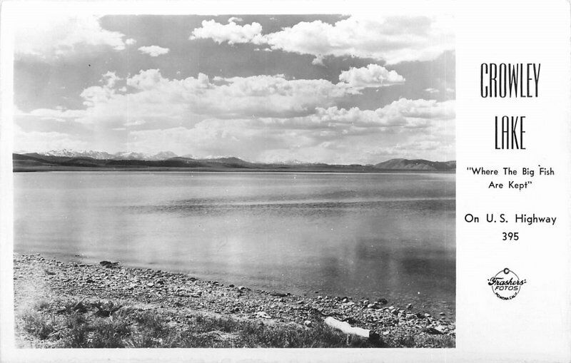 Frasher Crowley Lake Highway 395 Mono California 1940s Postcard 20-12717