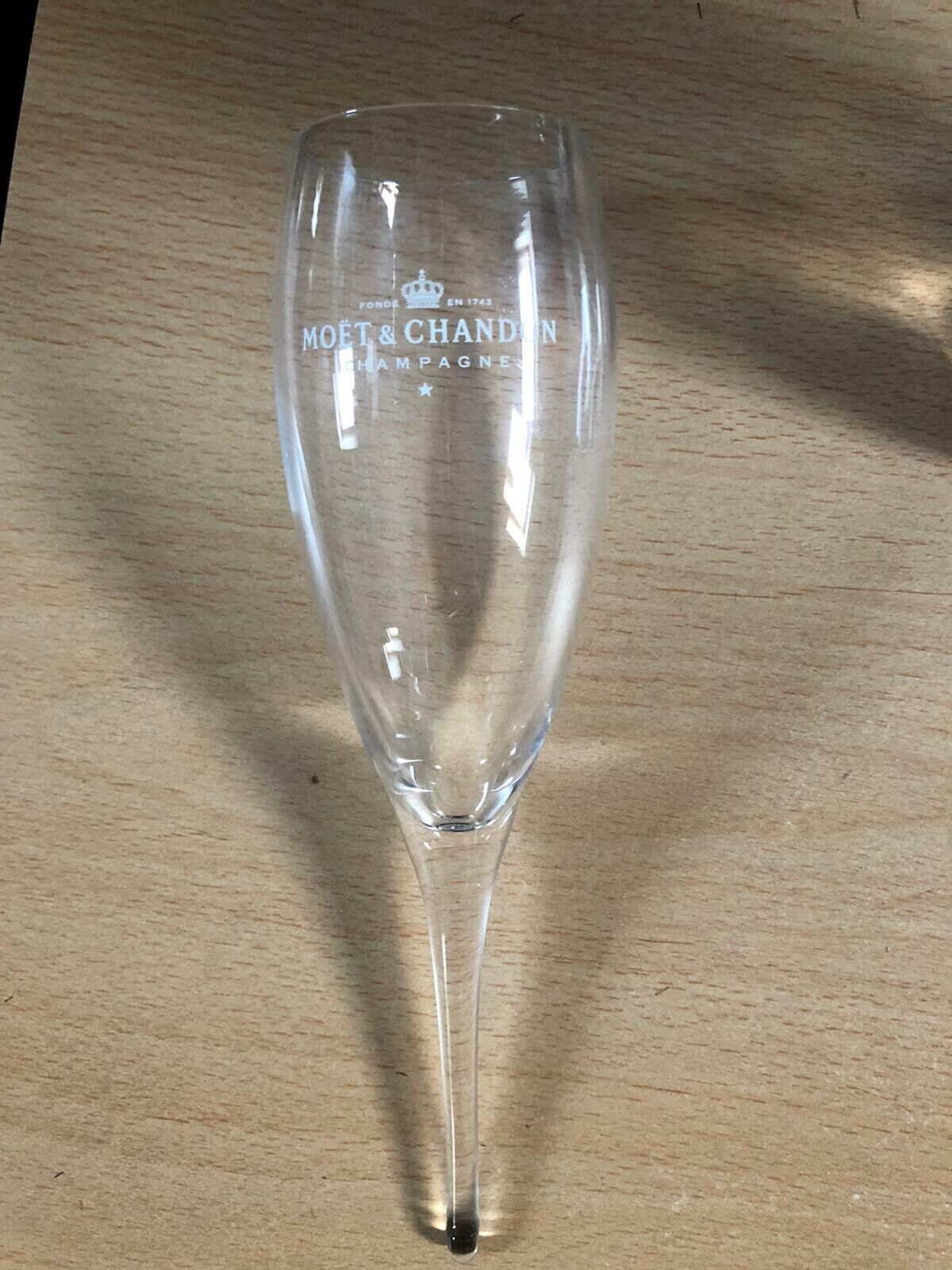 Moet Chandon Champagne  Stemless Pomponne Flutes Set 6