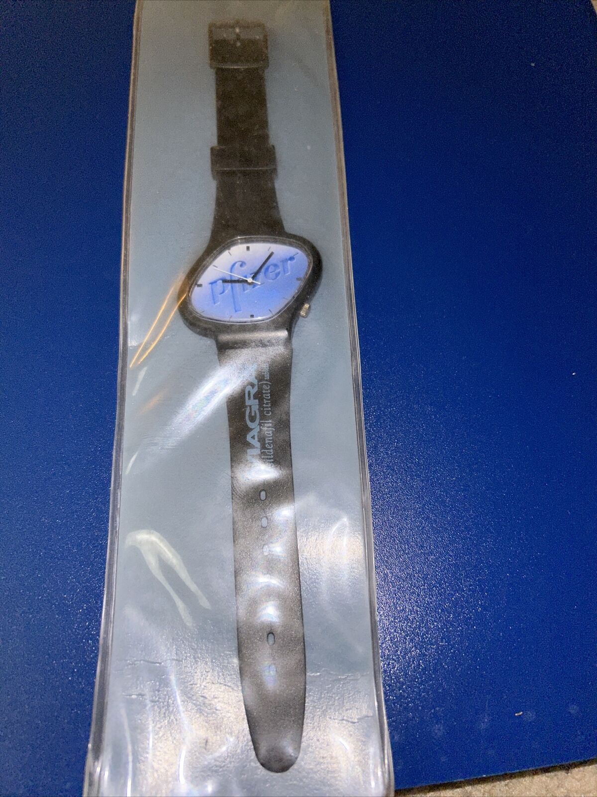 Vintage New Viagra wrist watch Pfizer promo sealed Drug Rep Pharmaceutical