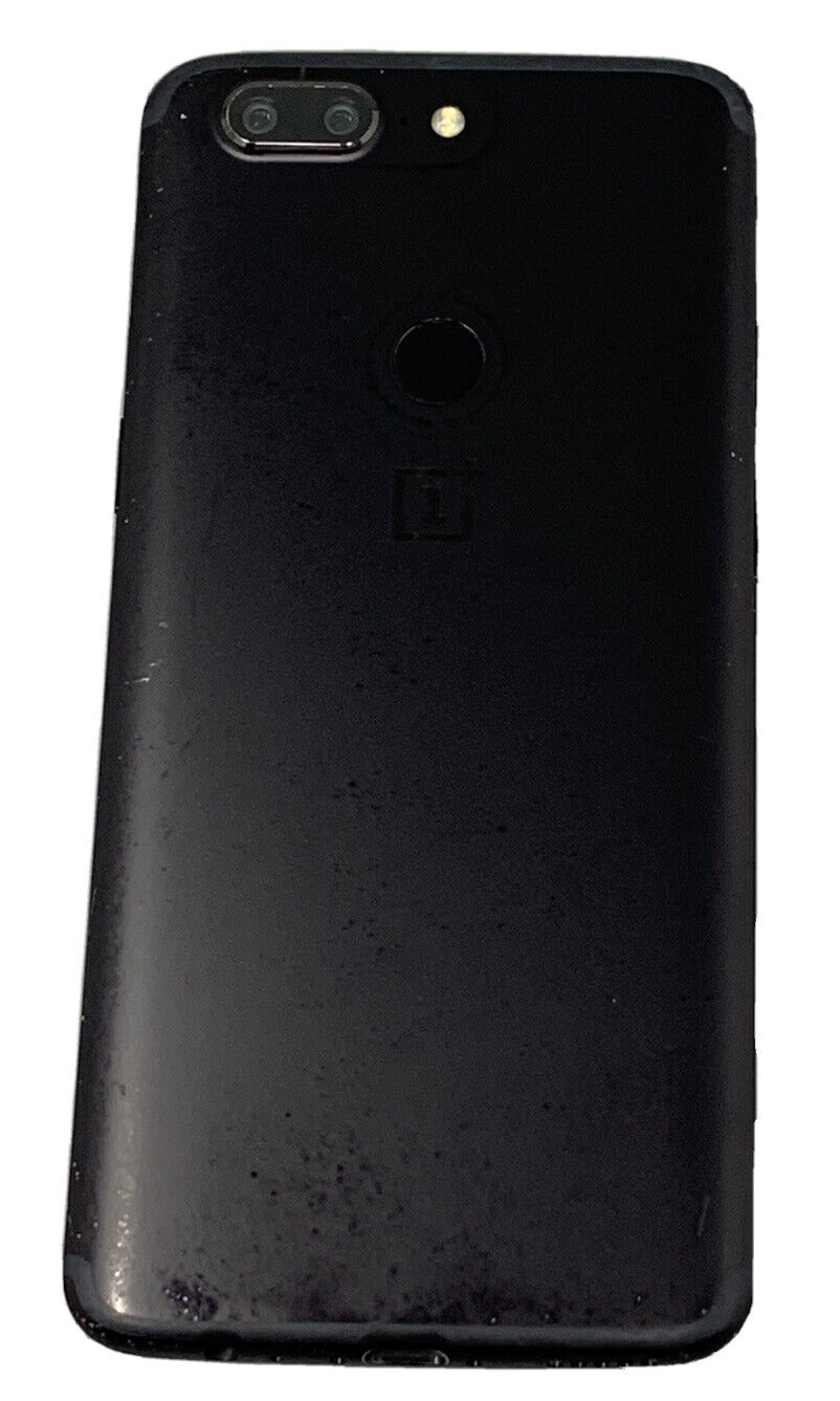 OnePlus 5T (A5010) 128GB Black Unlocked Android Smartphone -Fair