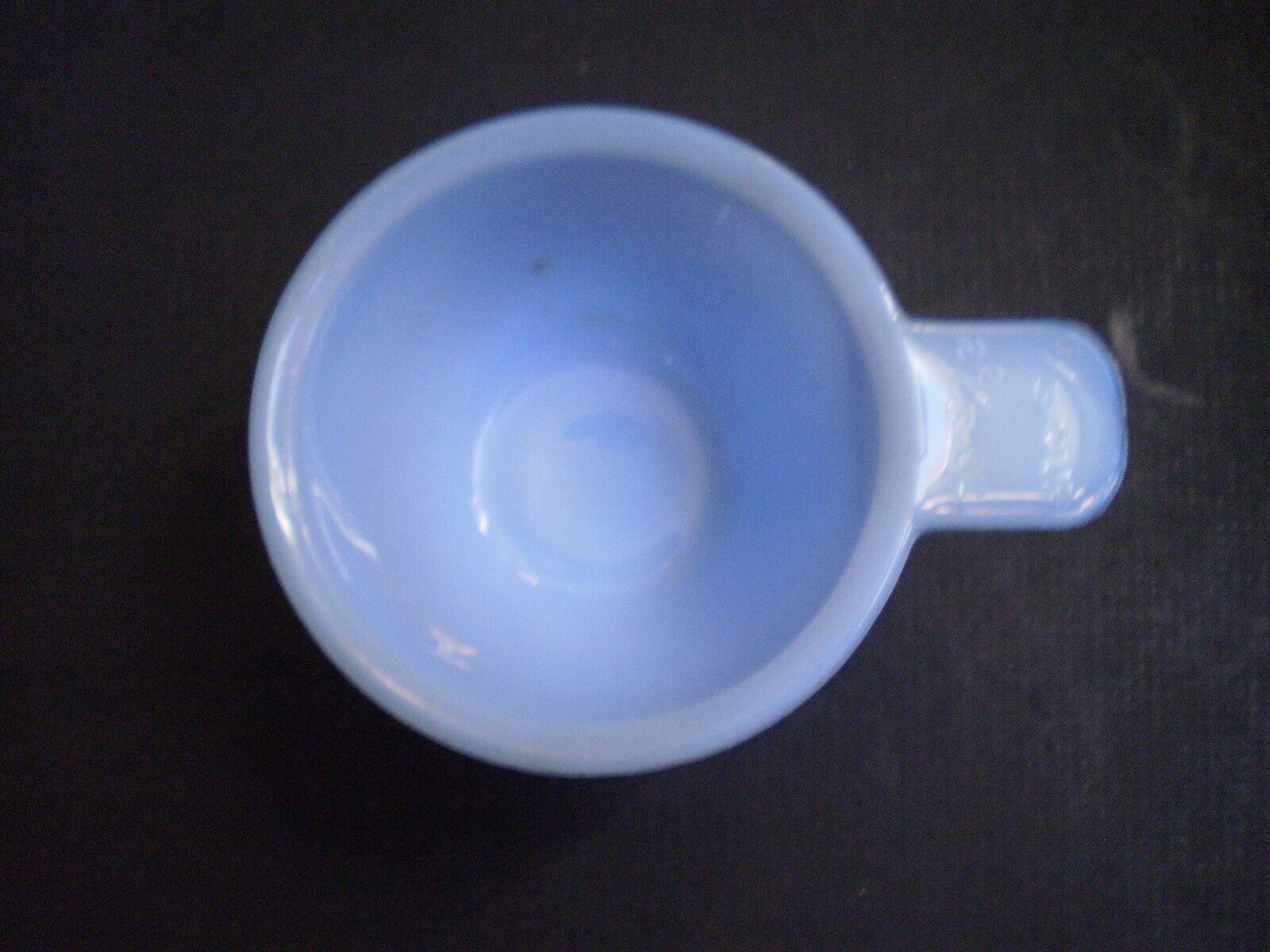 Vintage Depression Glass Jeannette Delphite Blue 1/3 Cup Measure