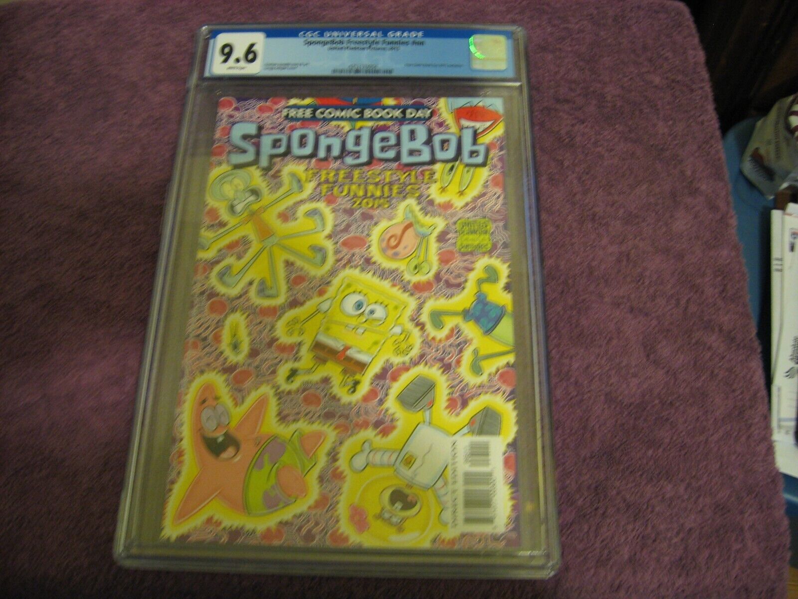 Graded by CGC 9.6 SpongeBob Freestyle Funnies 2015 Free Comic Book Day 