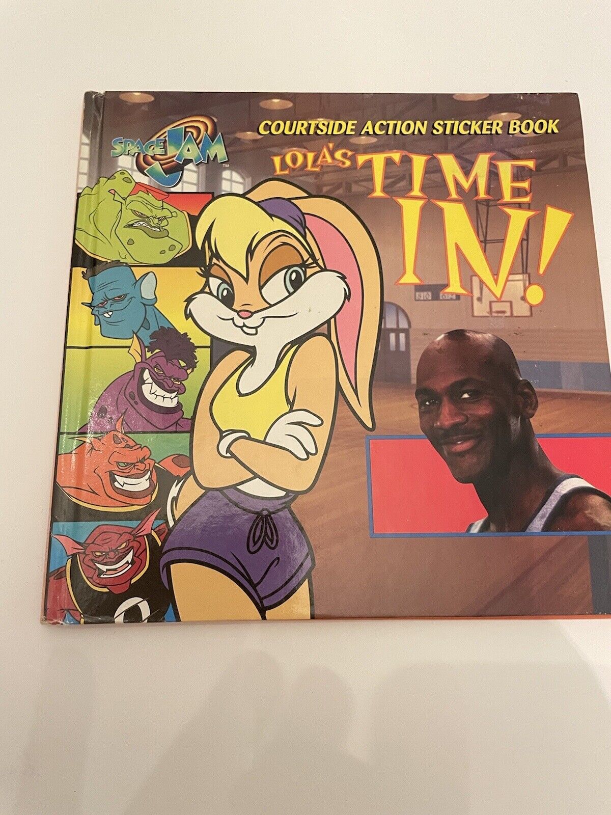 Space Jam Lola Bunny Lola\'s Time In Courtside Sticker Book - Unused 1996 Vintage