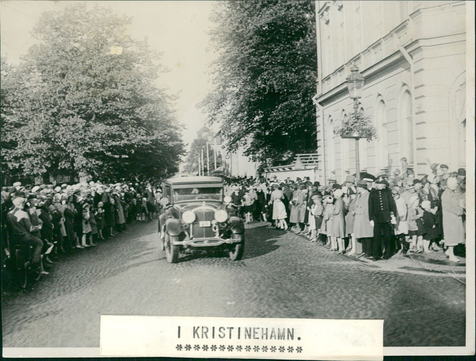 King Gustaf Vi Adolf in Kristinehamn - Vintage Photograph 2323359
