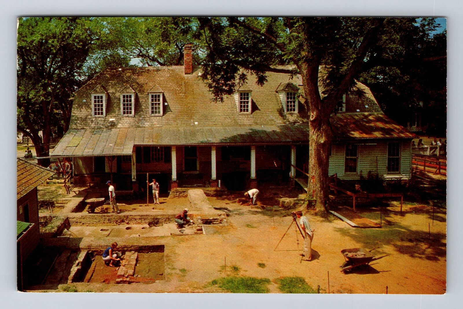 Williamsburg VA-Virginia, Mr. Wetherburn\'s Tavern, Antique Vintage Postcard