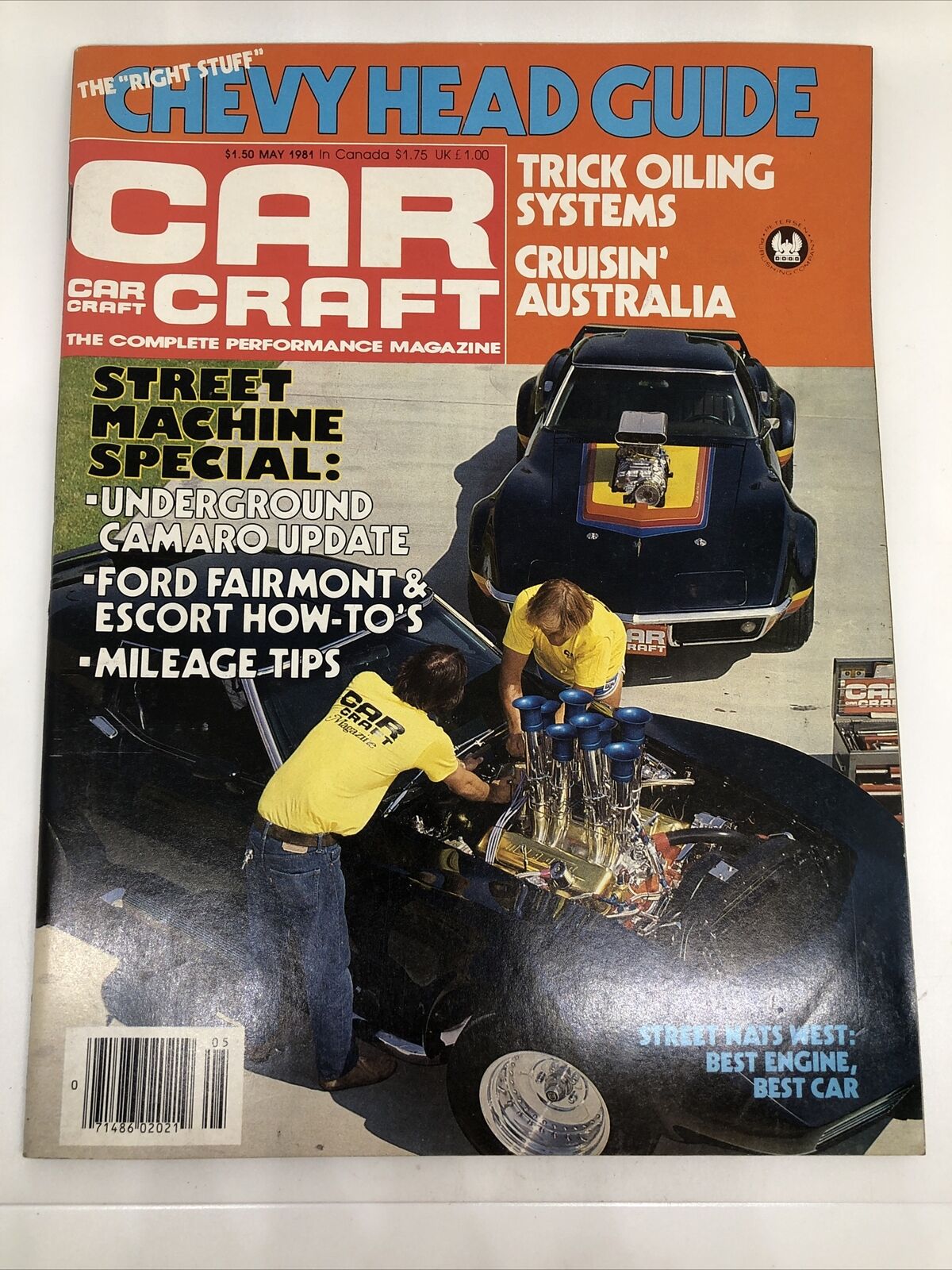 CAR CRAFT Magazine May 1981 - Chevy Head Guide