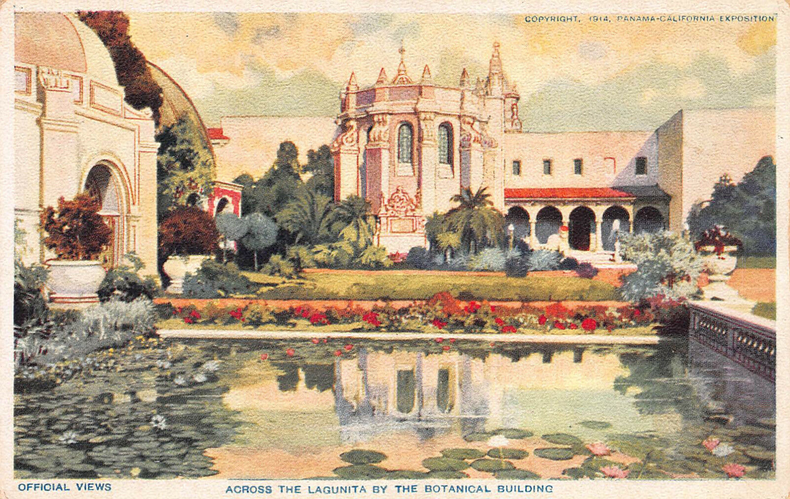 Botanical Building, Panama-California Expo, San Diego, CA., Postcard, Unused