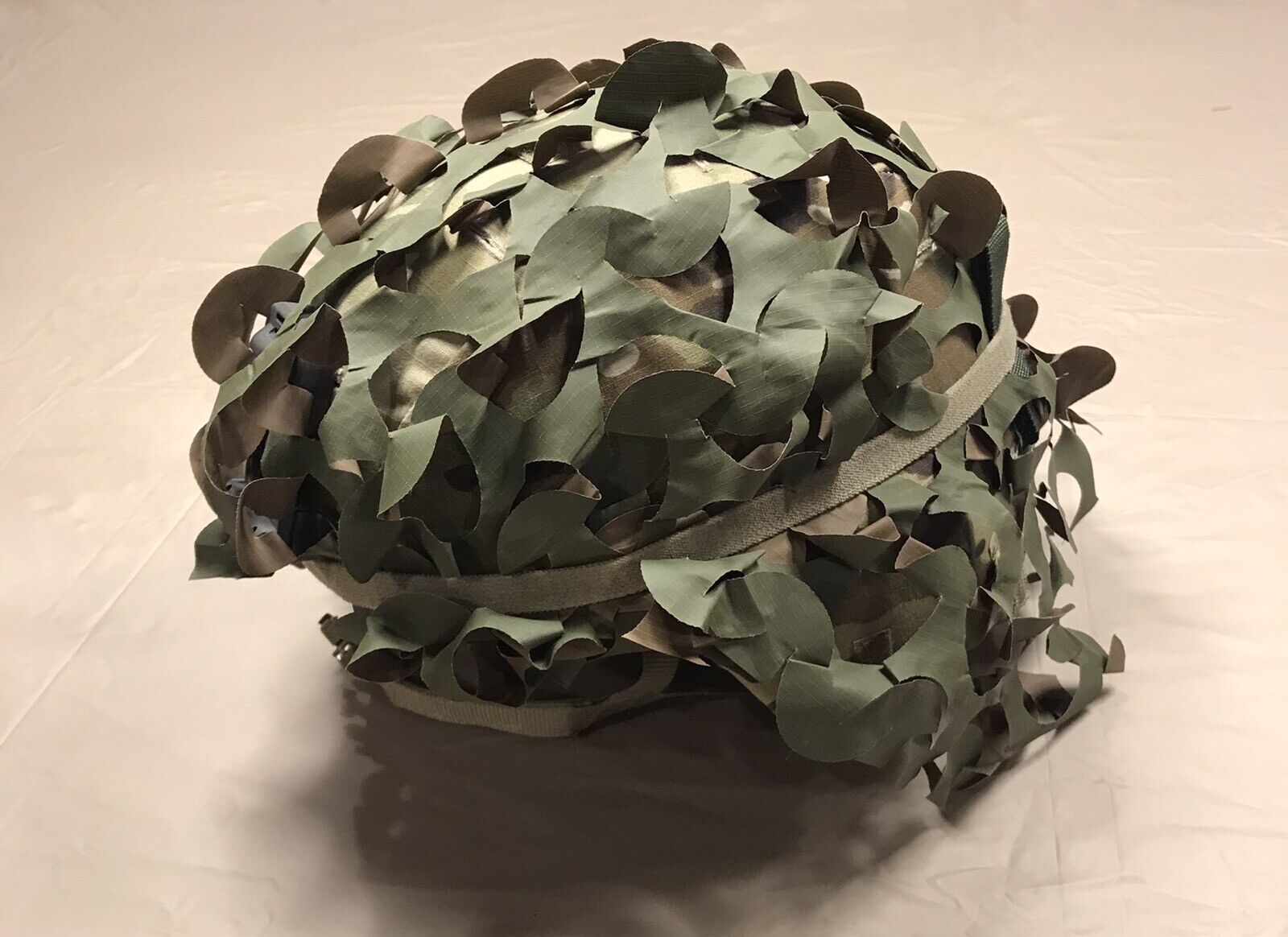 OD/Brown 18x18 inch Reversible Camo Netting Scrim For ACH/FAST/PASGT Type Helmet