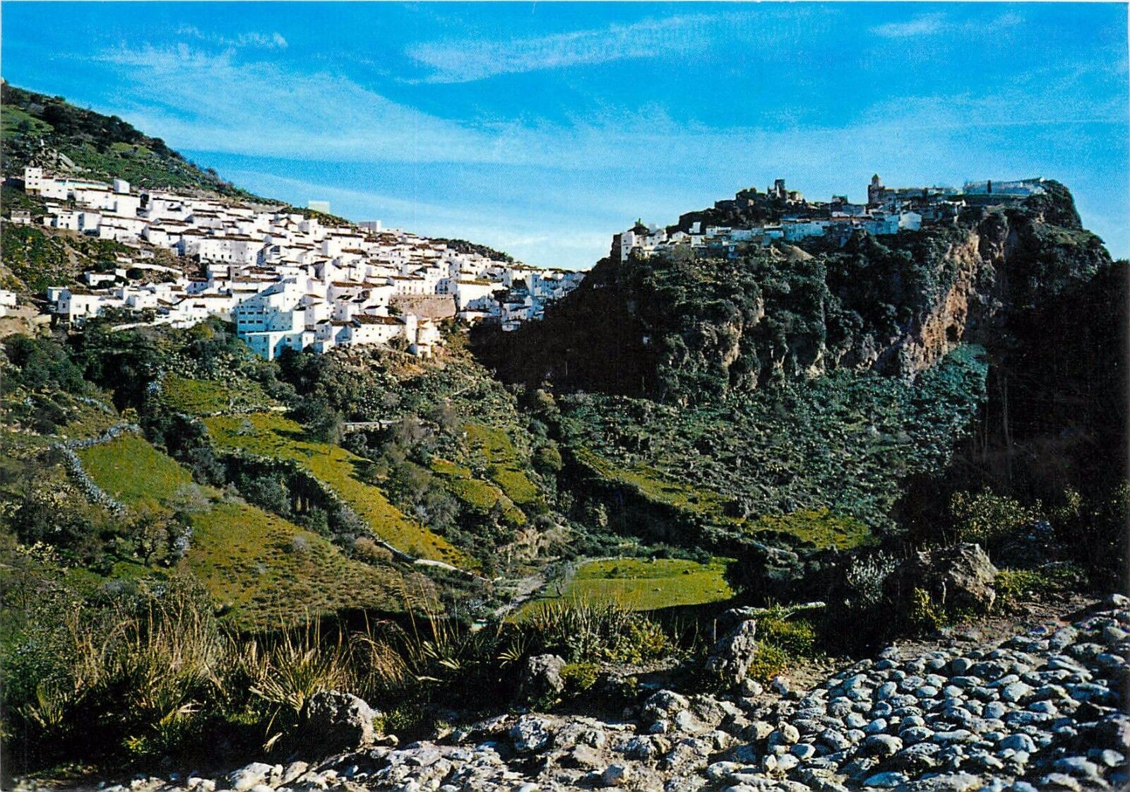 Casares Costa del Sol Spain Partial View Postcard