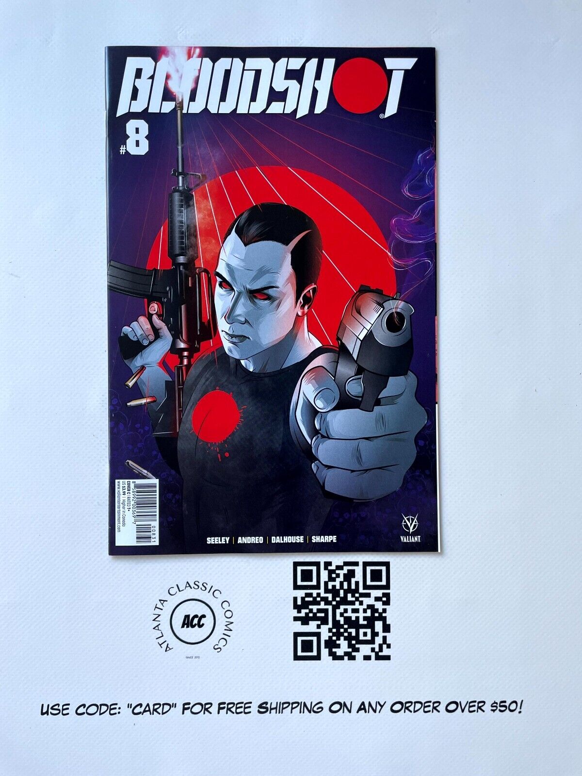 Bloodshot # 8 NM 1st Print Valiant Comic Book Variant Cover Bisley 20 MS5