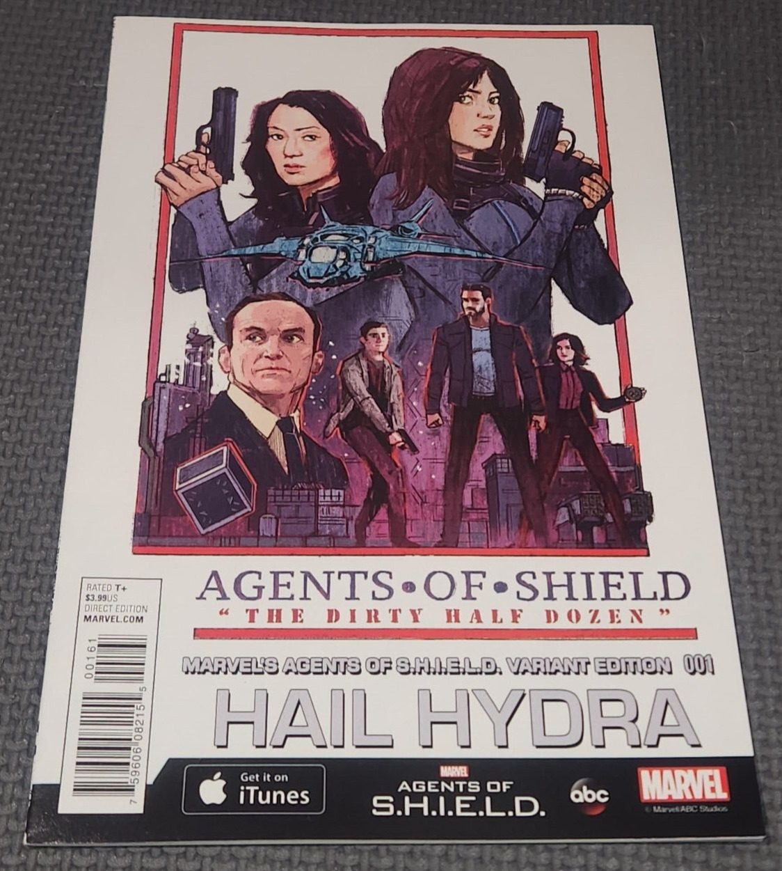 HAIL HYDRA #1 (2015) Agents of Shield 1:15 Variant Cover Marvel Dirty Dozen MAOS