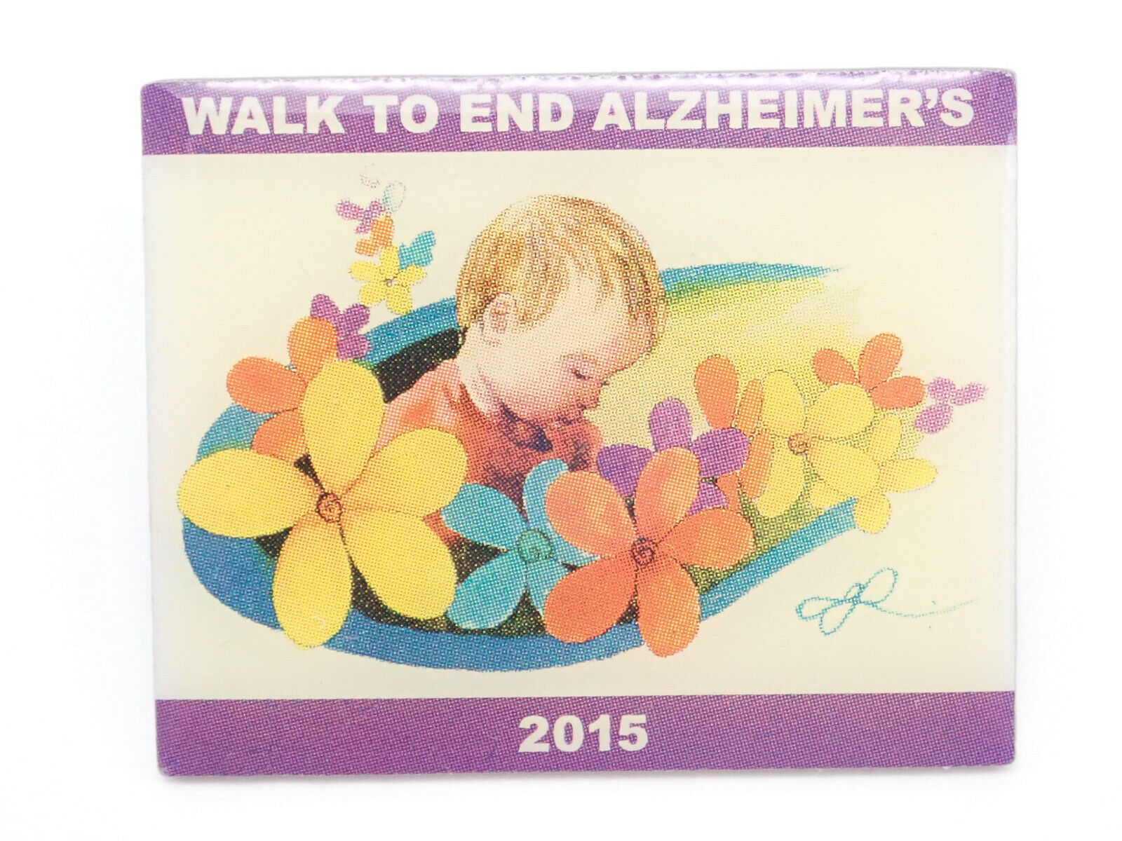 Walk To End Alzheimer's 2015 Lapel Pin