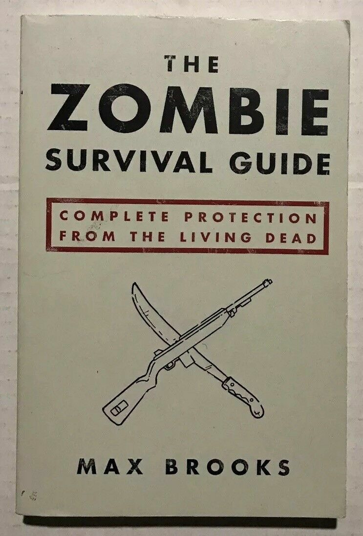 Zombie Survival Guide Book Autographed Signed By Max Brooks 1st Edition