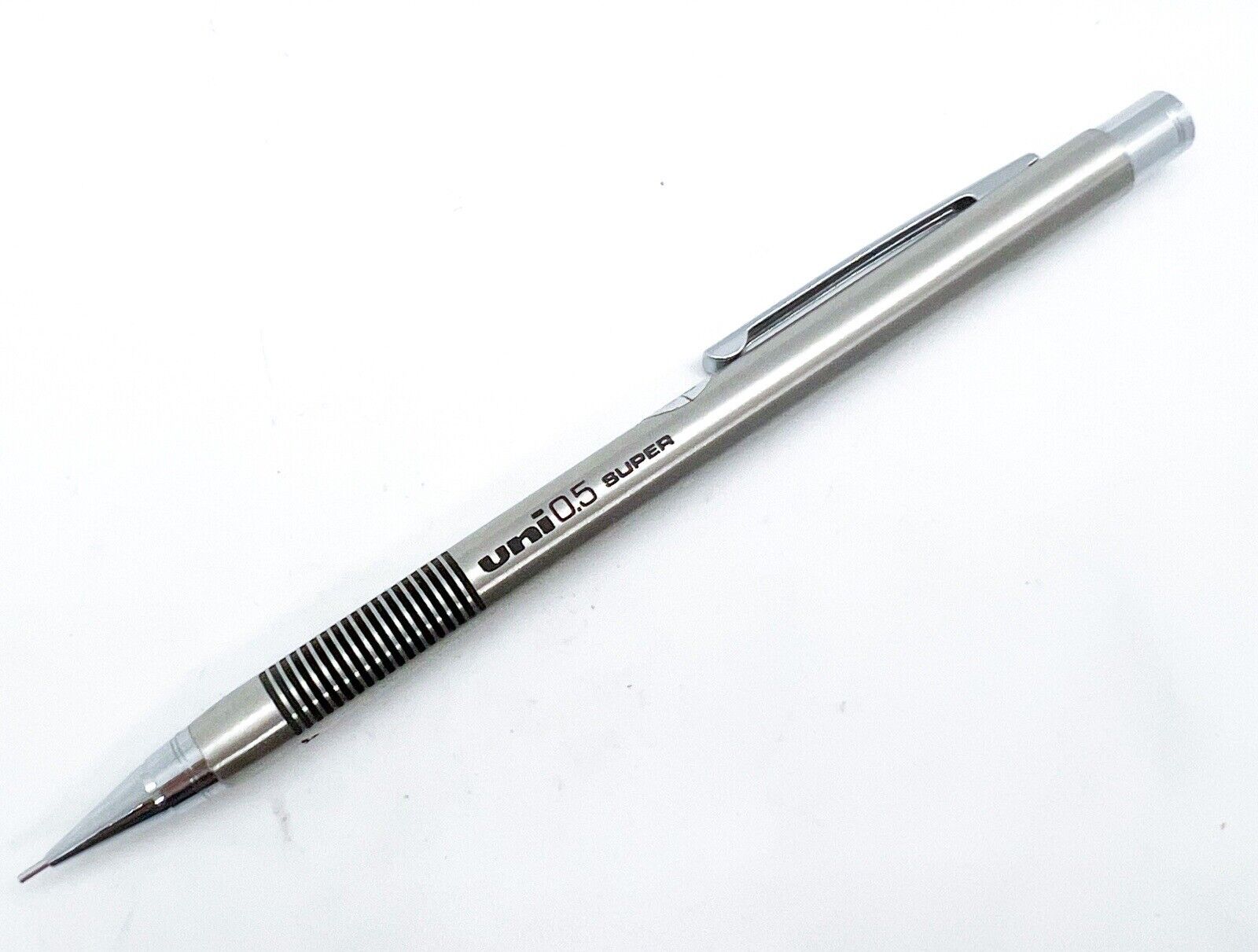 NOS Mitsubishi Super Uni Mechanical Pencil 0.5 0.5mm Etched Initial Version