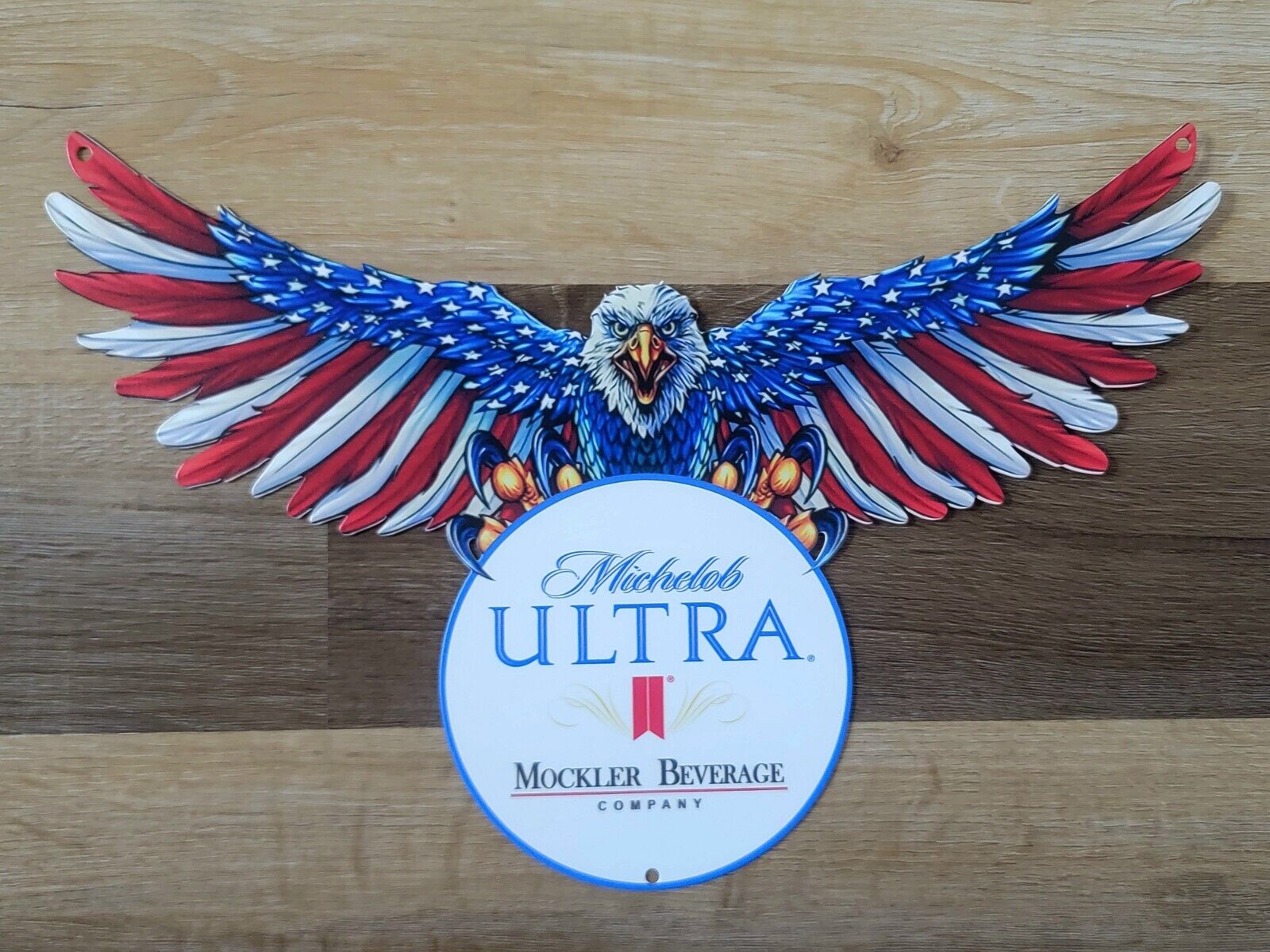 Michelob Ultra Beer American Eagle Metal Sign 15.5x8 Man Cave Bar Wall Decor 